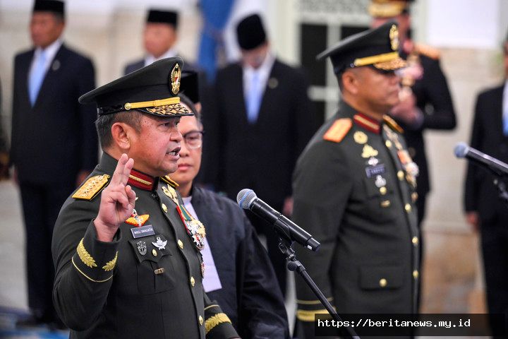 Prabowo lantik pejabat baru: wakil panglima, KSAD, hingga kepala BNPB