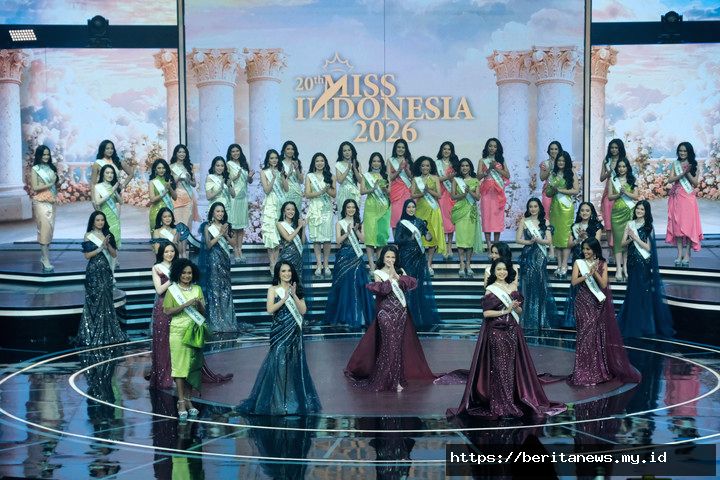 Foto: Alda Callista perwakilan Papua Tengah raih mahkota Miss Indonesia 2026