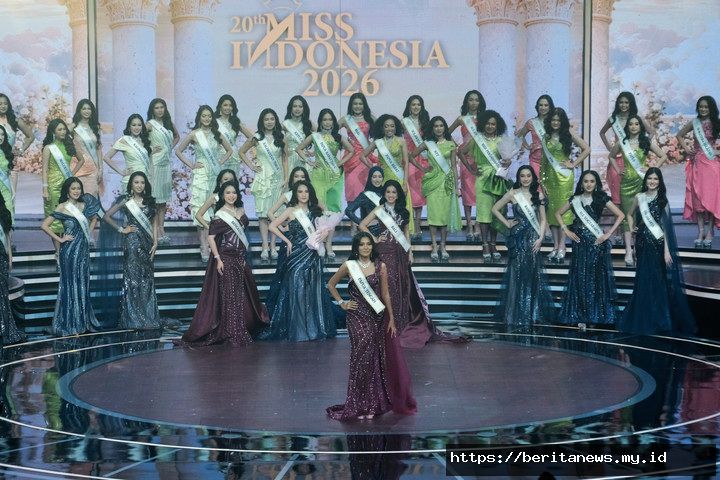 Foto: Alda Callista perwakilan Papua Tengah raih mahkota Miss Indonesia 2026